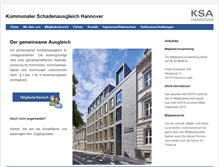Tablet Screenshot of ksahannover.de